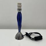 Lucien Gau lamp in resin and aluminum Paris 1990