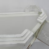 Art Deco display cabinet on legs, can also be hung