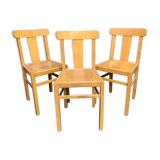 Suite de 3 chaises de bistrot