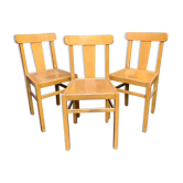Suite of 3 bistro chairs