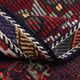 7x10 Kilim Wine Red Turkish Kilim Rug, 218x311Cm