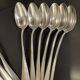 Set of 12 silver-plated cutlery sets, circa 1888