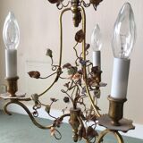 Old 3-branched chandelier