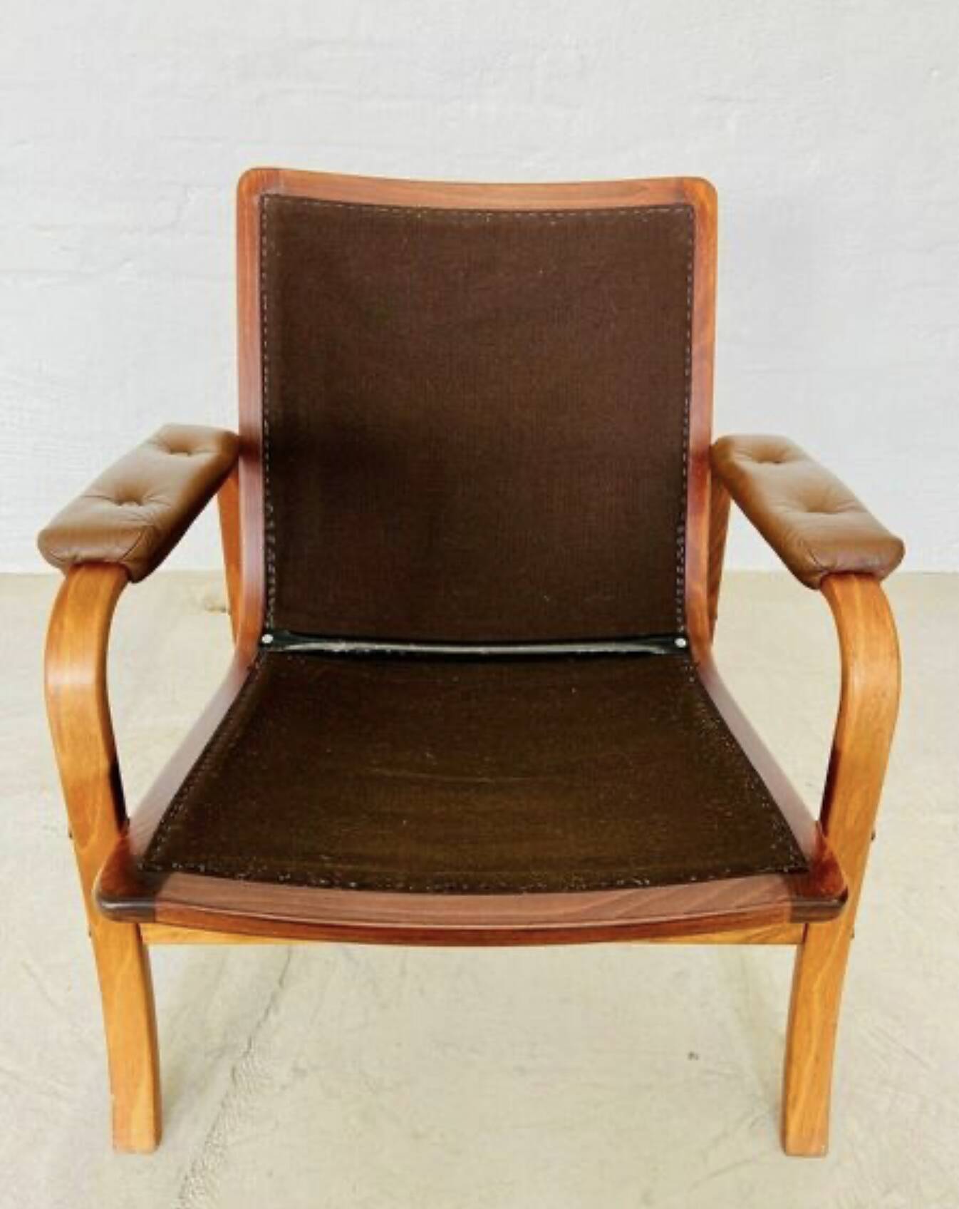 Vintage Retro Mid Century Scandinavian Gøte Møbler Lounge Chair By Nassjo Ab