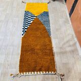 Tapis couloir artisanal en laine 300cmx70cm