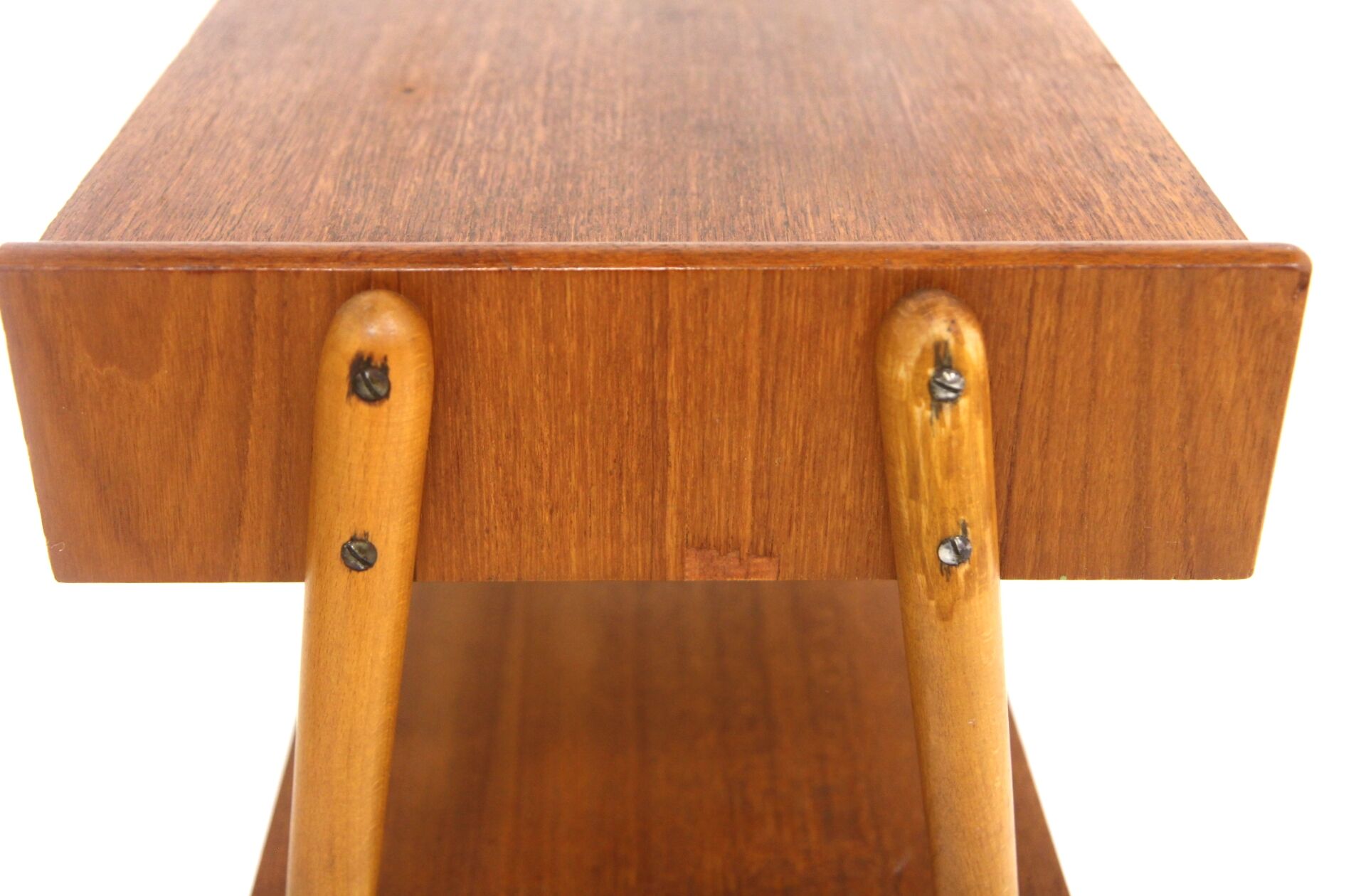 Set of 2 teak bedside tables, Carlström, Sweden, 1960.