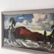 Painting by Per Olof Zachrisson 1960’s, Scandinavian Modern