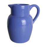 Lavender blue ceramic pitcher