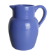 Lavender blue ceramic pitcher