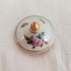Small flower porcelain teapot, late 19th