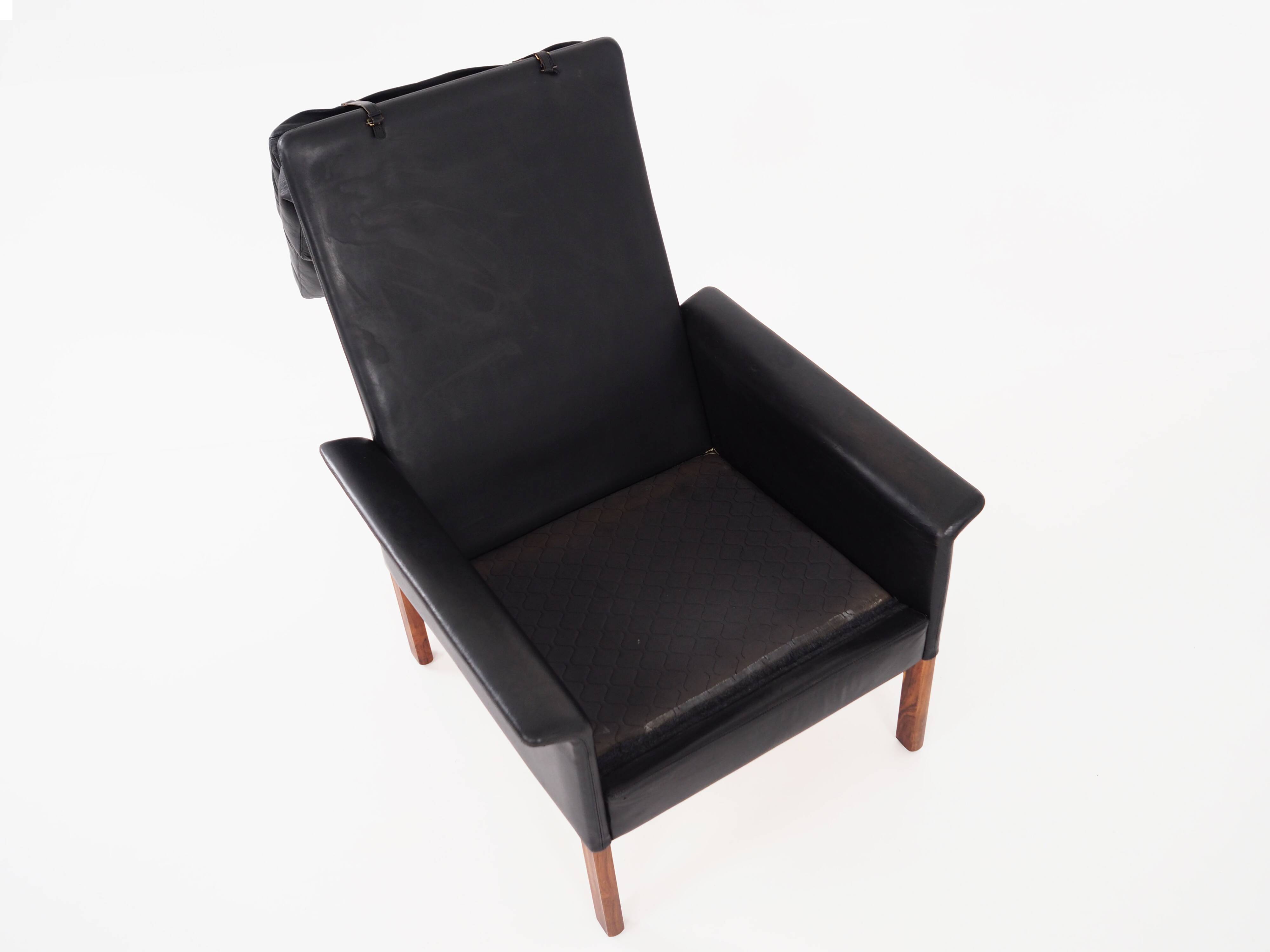 Rosewood armchair, Scandinavian design, 1960s, designer: Hans Olsen, production: Denmark