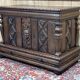 Late 17th century Renaissance oak chest transformed into a sideboard
