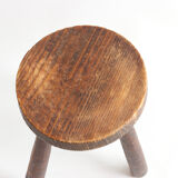 Rustic wooden stool