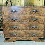 Art deco period chest of drawers
