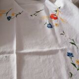 Old embroidered tablecloth
