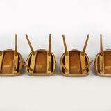 Wooden chairs by oswald haerdtl for ton (thonet), 1960s, set of 4