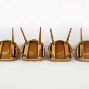 Wooden chairs by oswald haerdtl for ton (thonet), 1960s, set of 4