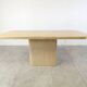 Vintage travertine dining table, 1970s