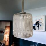 Lampe suspendue minimaliste en verre simple URSS années 1970