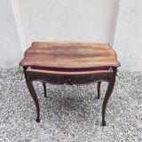 Louis XV style walnut desk table