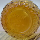 Yellow empolie decanter 39 centimeters 50/60 years without cap
