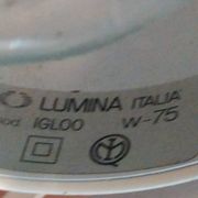 Igloo design lamp – Lumina – Tommaso Cimini – Italy – 1970s/80s