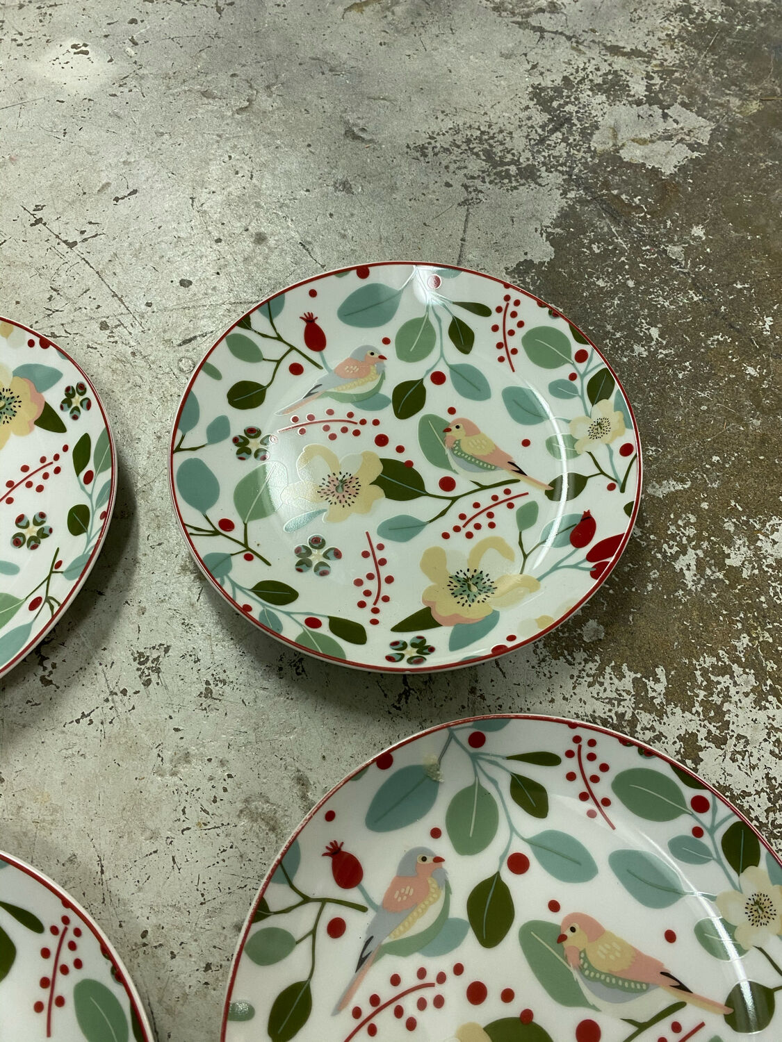 Lot de 4 assiettes à dessert