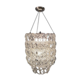 Lustre en verre de Murano par Angelo Mangiarotti production Vistosi