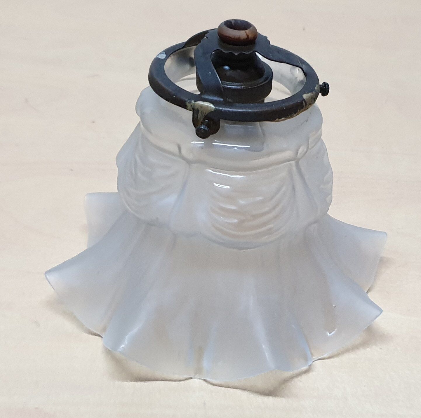 Frosted glass tulip lampshade