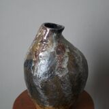 Handmade ceramic vase glazed decoration design wabi-sabi japandi pottery handmade japanese