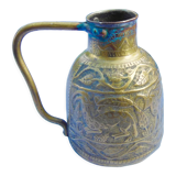 Copper pourer persian qajar calligraphy -islamic art