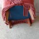 Vintage pink velvet toad