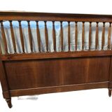 Headboard with wooden bars