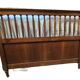 Headboard with wooden bars