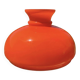Suspension en opaline couleur orange flamboyante