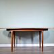 Mcintosh oblong teak extending table