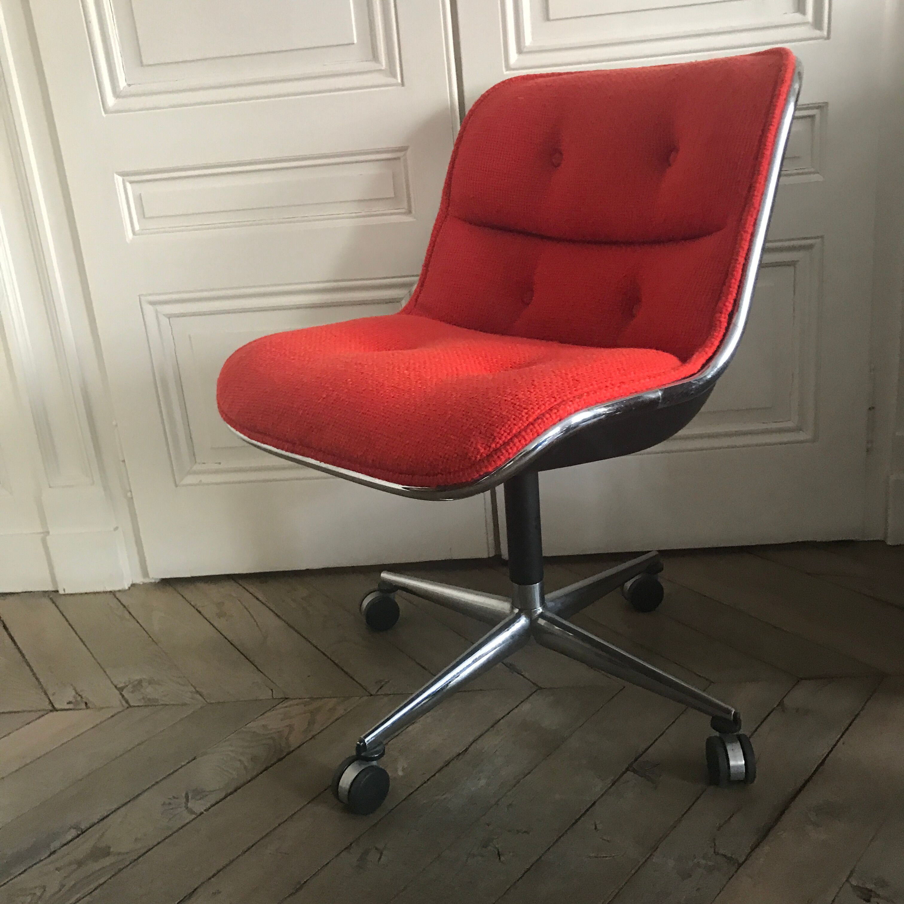 Charles Pollock wool chair