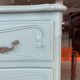 Commode style louis XV Verte