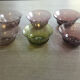 Biot blown glass cups