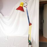 Architect lamp, articulated, multicolor, postmodern, 1980