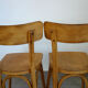 Pair of vintage Luterma bistro chairs