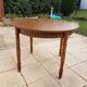 Table ronde extensible année 70