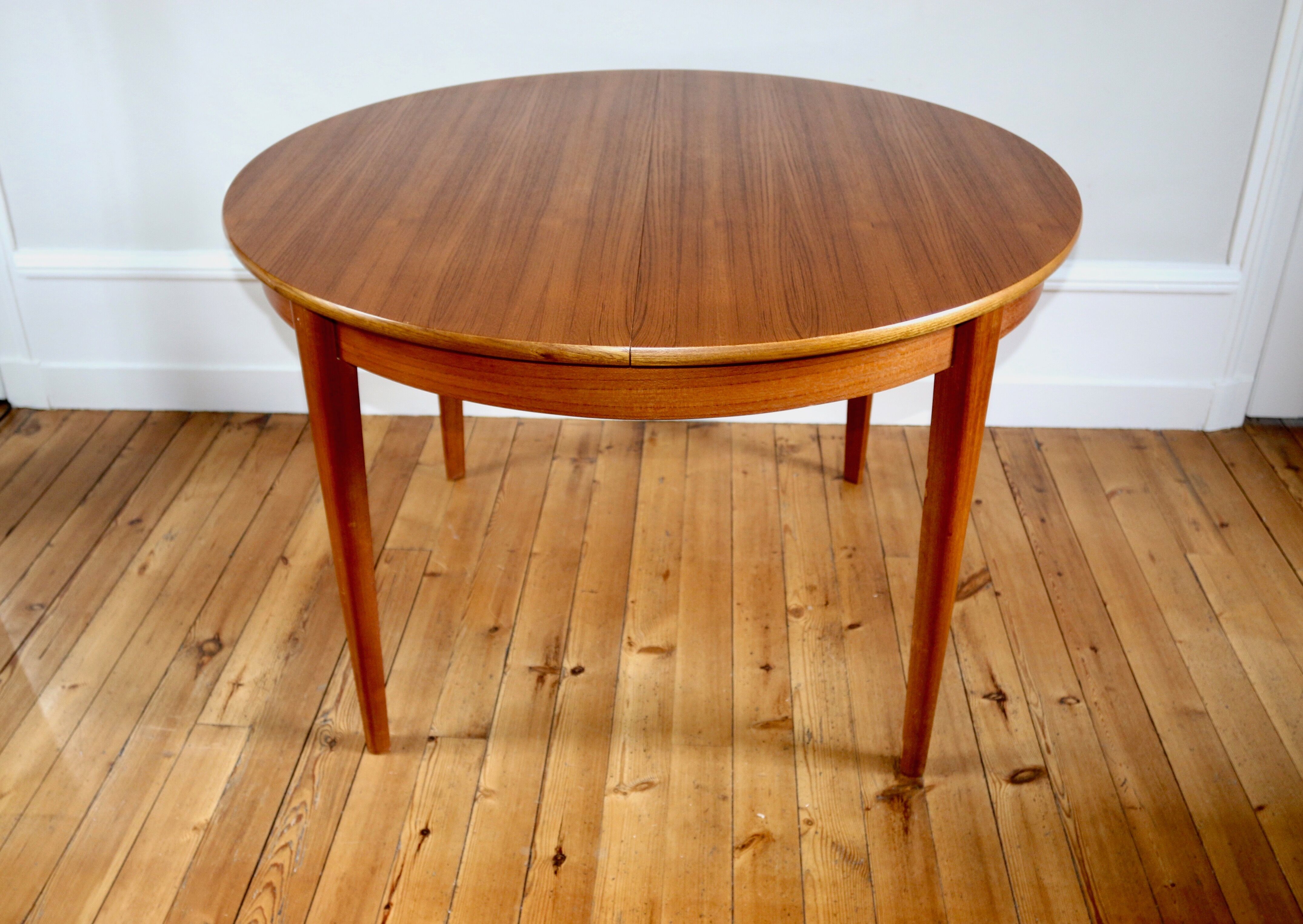 Scandinavian teak meal table vintage 1960
