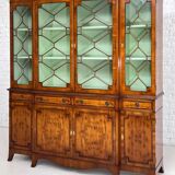 Library / Display case in burl wood