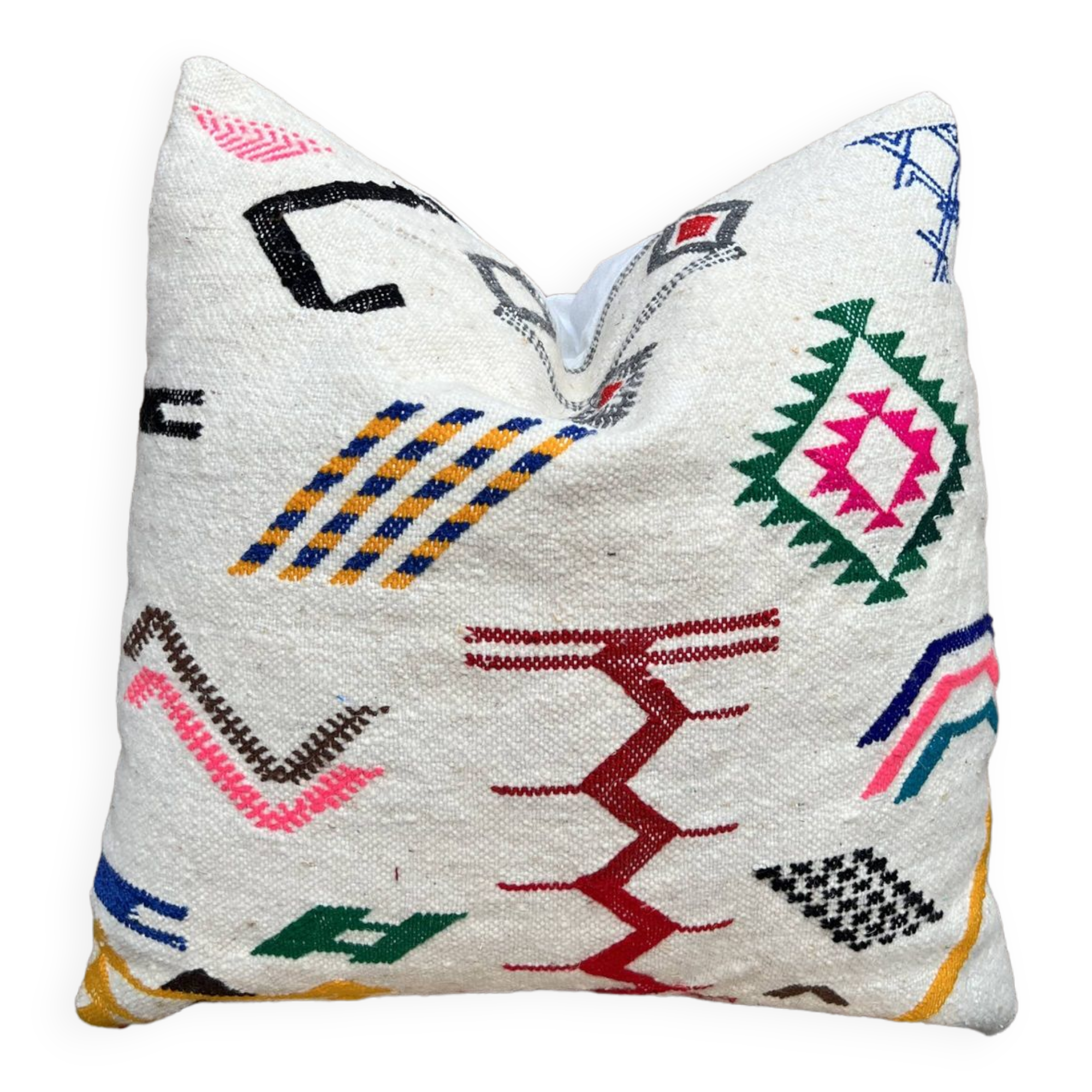 Azilal cushion cover / Authentic beni ourain cushion cover / Boho pillow cover