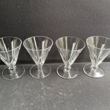 4 Wine glasses – Saint Louis Bossuet service size 10406