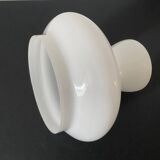 White opaline lampshade. Shiny appearance.