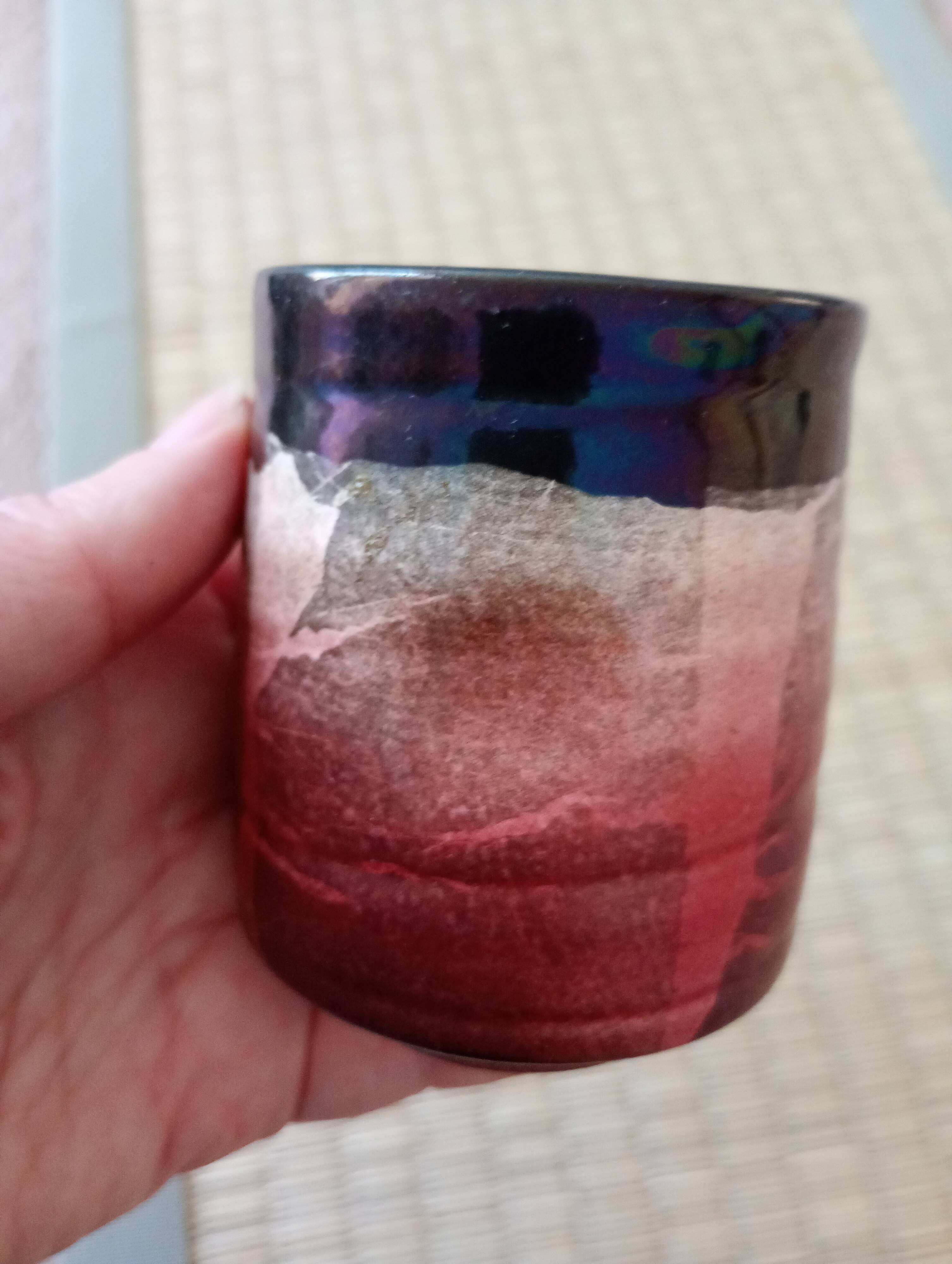 Japanese handmade ceramic teacup