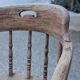 Pair of English captain's armchairs