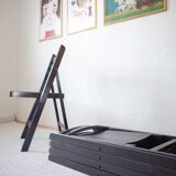 5 x chaises pliantes vintage